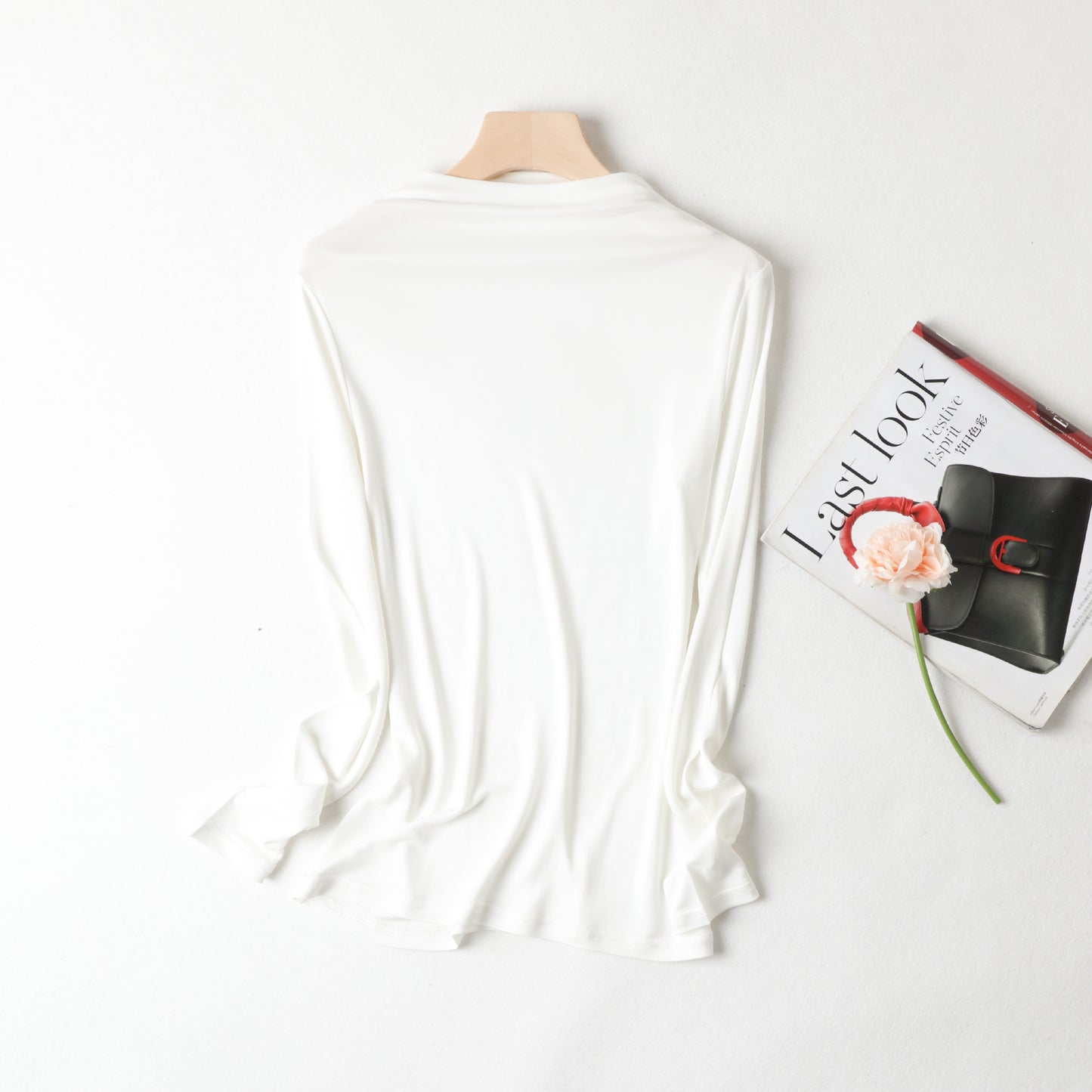 Women's Fashion Silk Bottoming Shirt