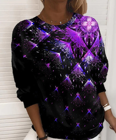 HorizonFade 3D Print Sweater