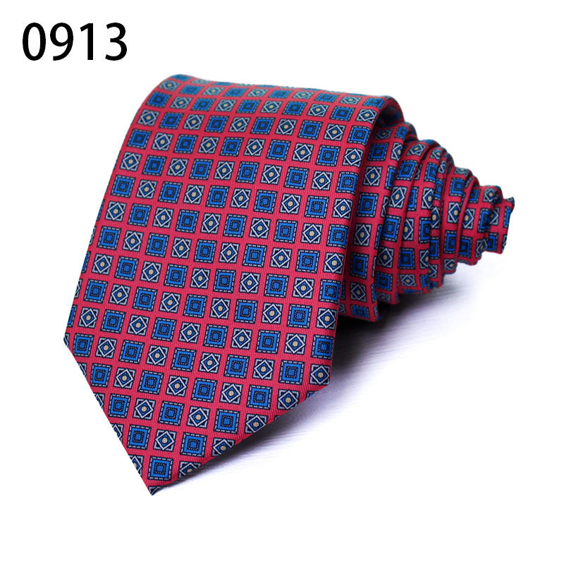 Fashion Polyester Silk Printed Men's Casual Tie