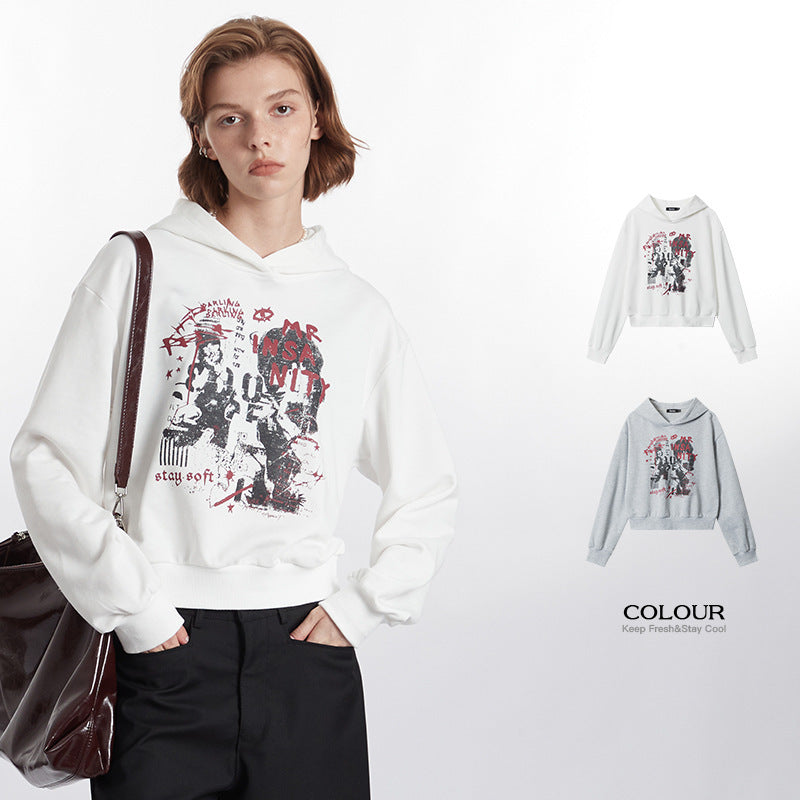 RetroScript™ Short Hoodie