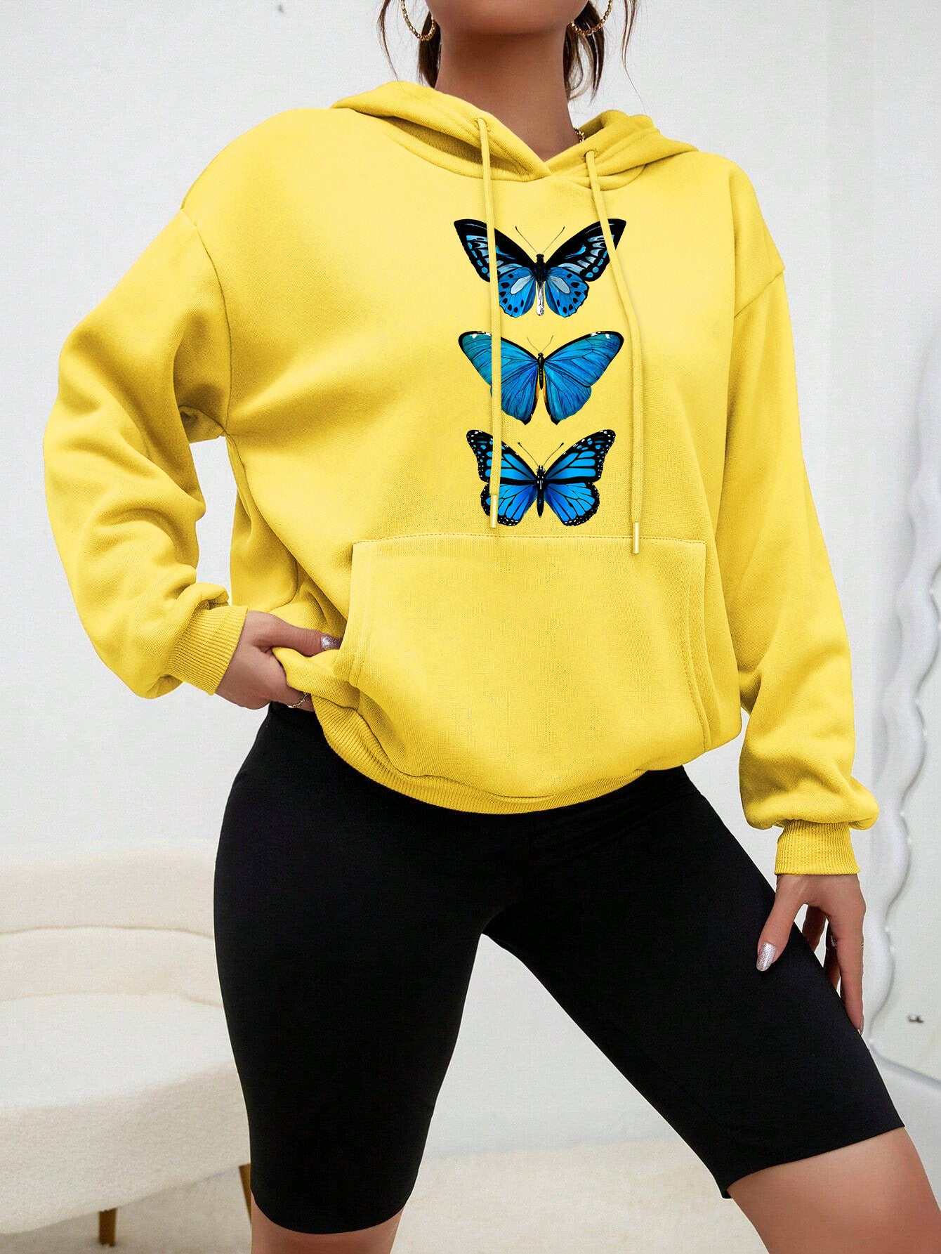 SugarStreet Printed Hoodie