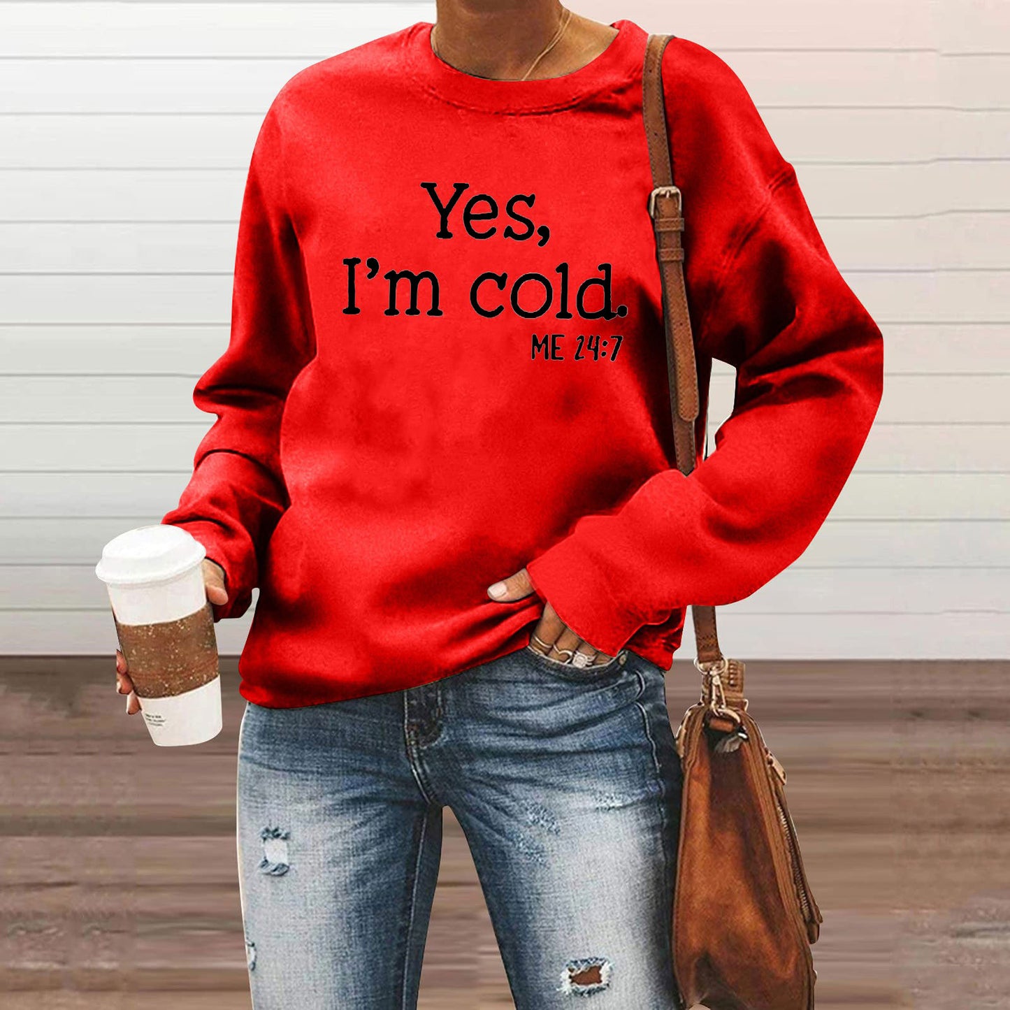UrbanMuse™ Lettered Crewneck Sweater