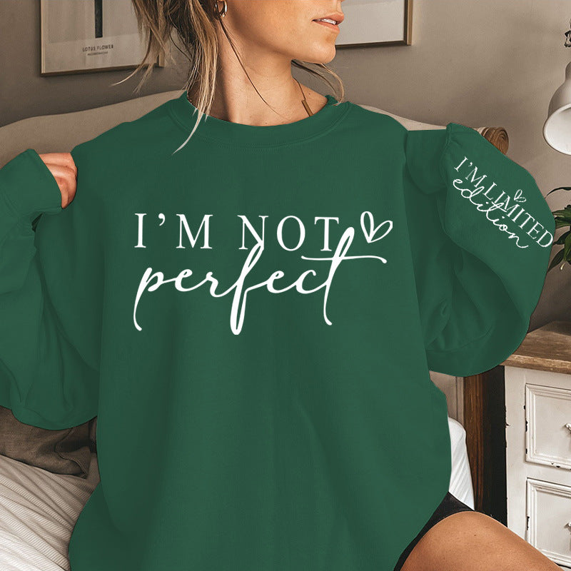 GlobalChic Letter Sweater