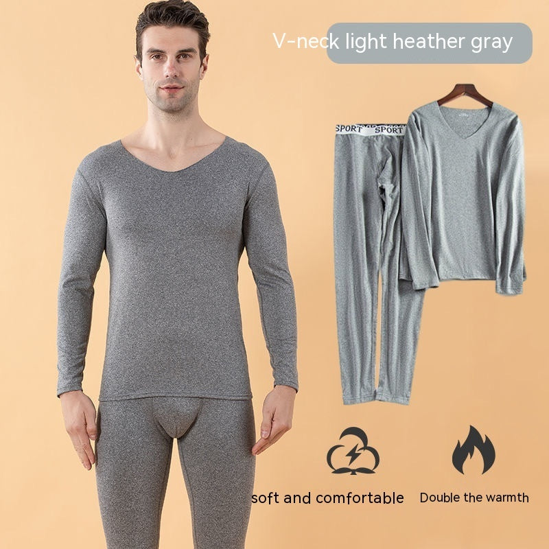 Milk Silk Seamless Thermal Underwear Men's Suit