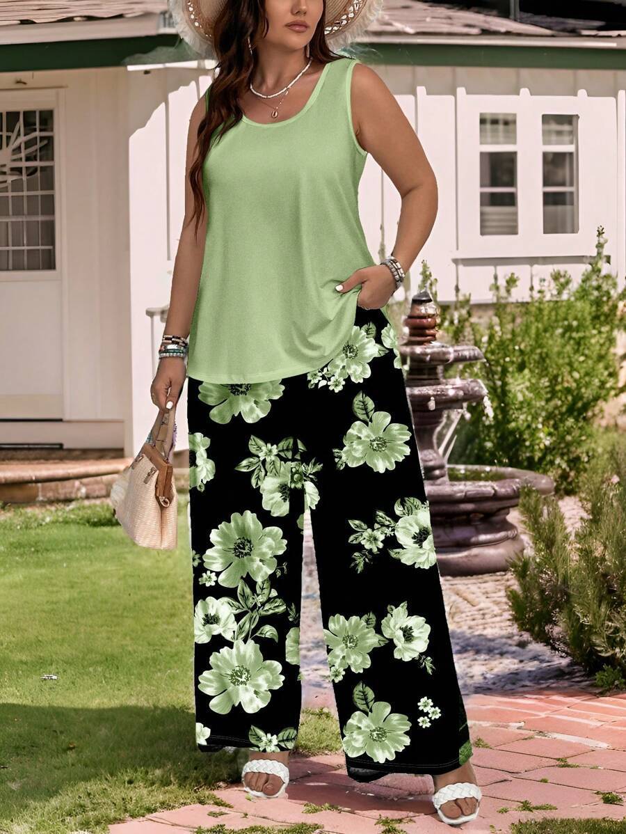 ova Vogue Wide-Leg Suit