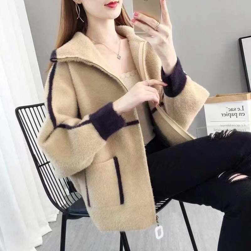SnowLuxe Furry Knit Cardigan