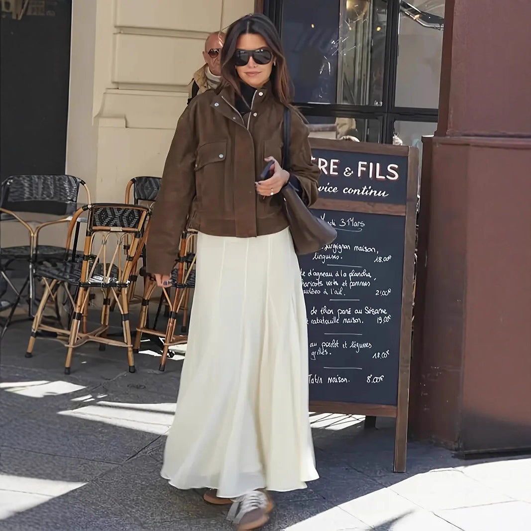 UmberEdge Trench Jacket