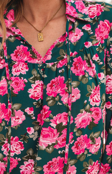 Floravine MeadowTie Blouse