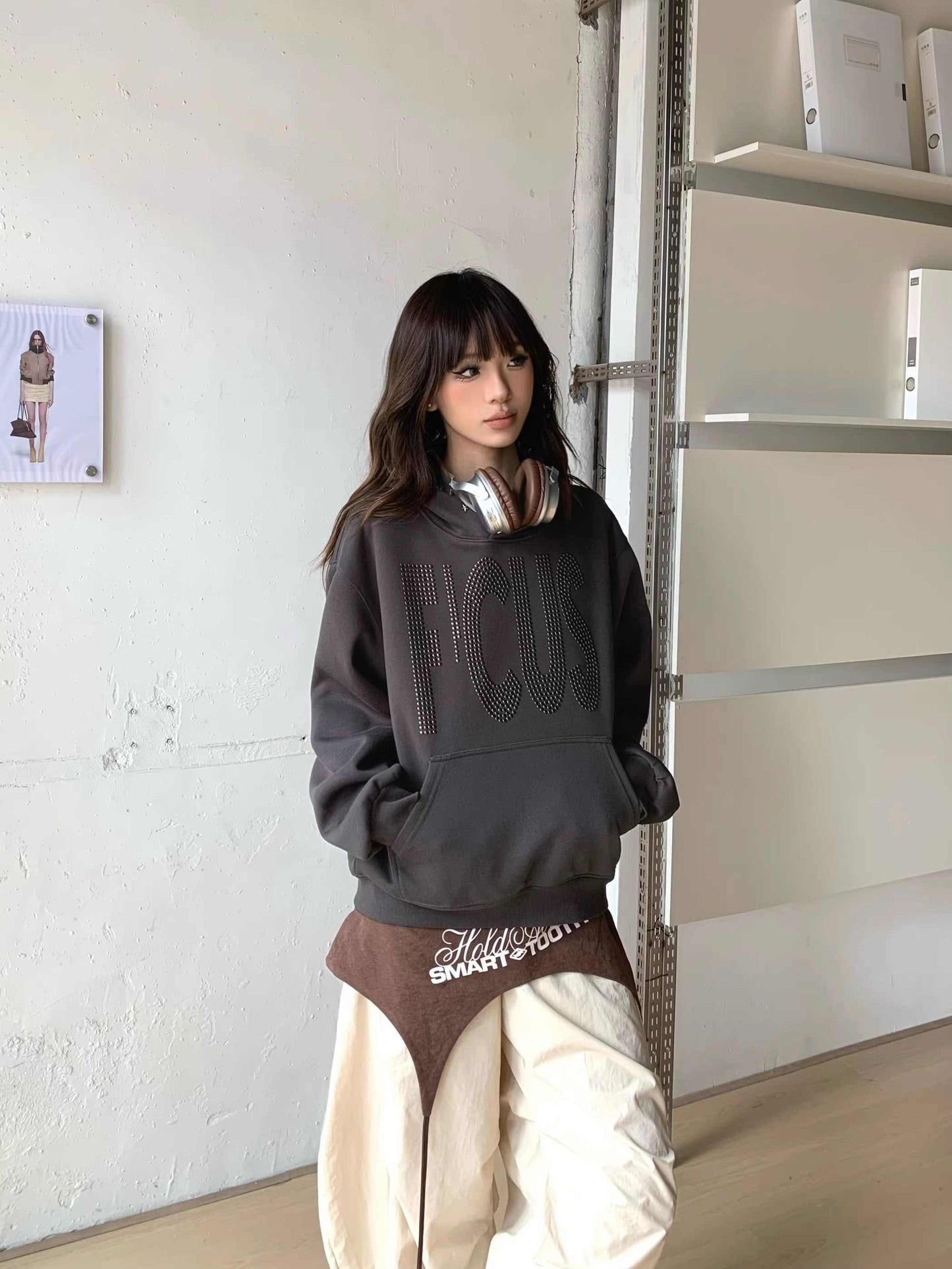 GlimmerBond Rhinestone Hoodie