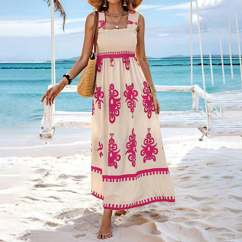 Palmera Pleat Maxi Dress
