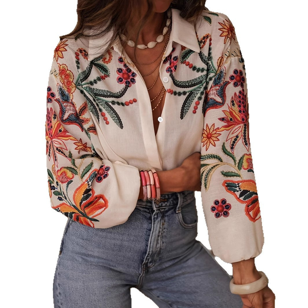 Velmira DriftPrint Blouse