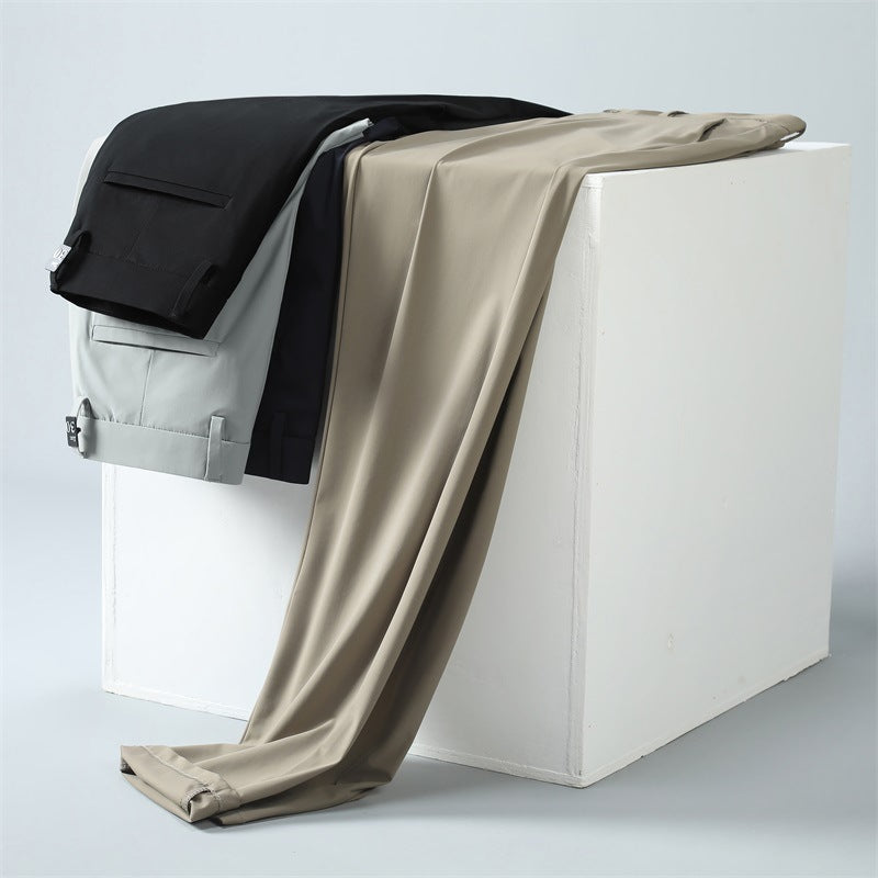Men's Fashion Waterproof Ice Silk Casual Pants