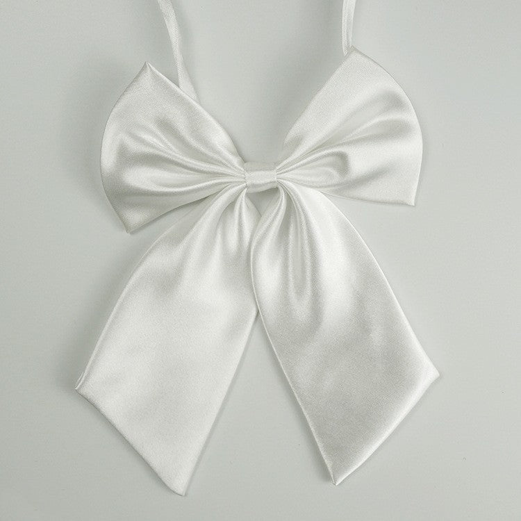 Bow Tie Solid Color Striped Women's Silk-like Professional Bow