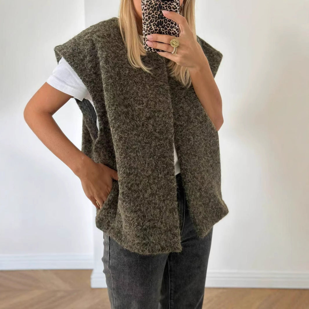 ReveraStitch™ Wool Vest Coat