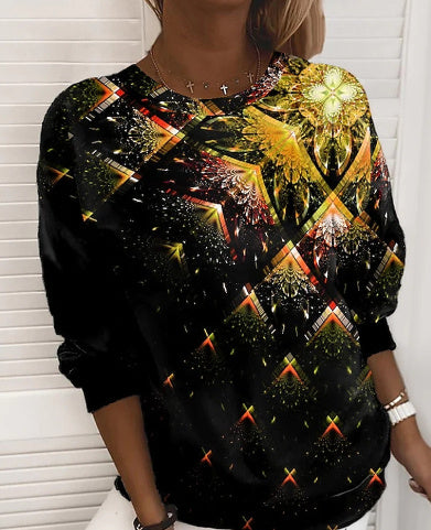 HorizonFade 3D Print Sweater