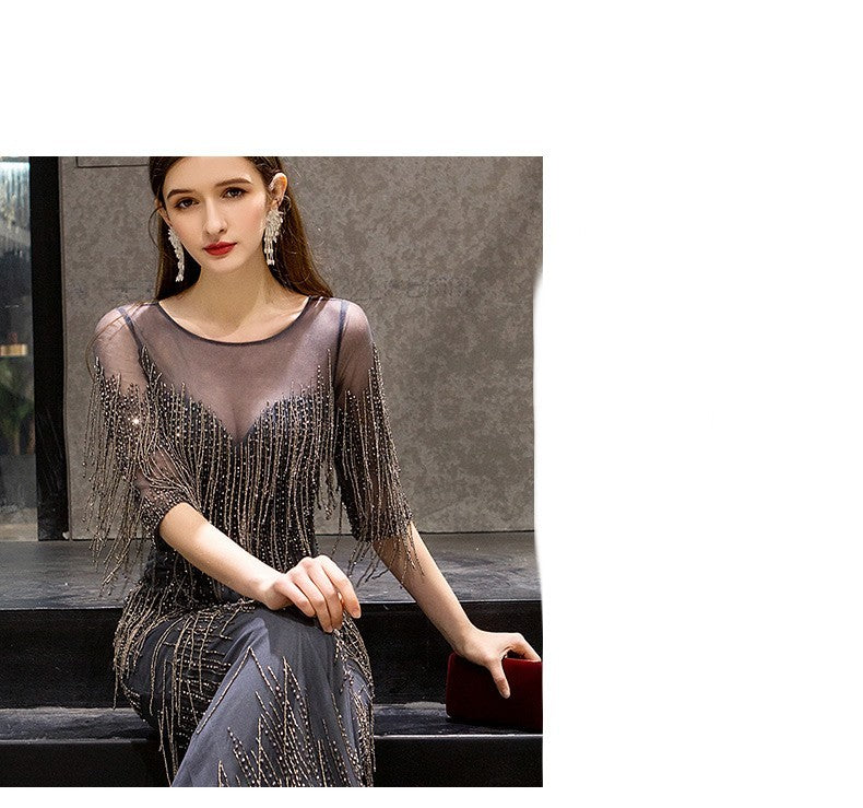 Noir Éloquence Gown