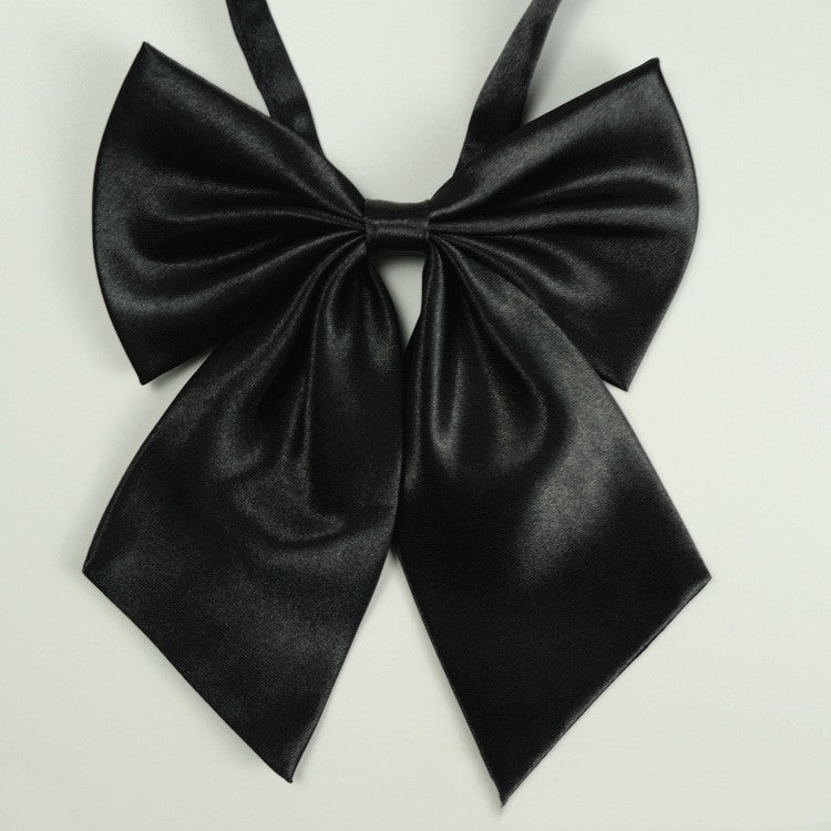 Bow Tie Solid Color Striped Women's Silk-like Professional Bow