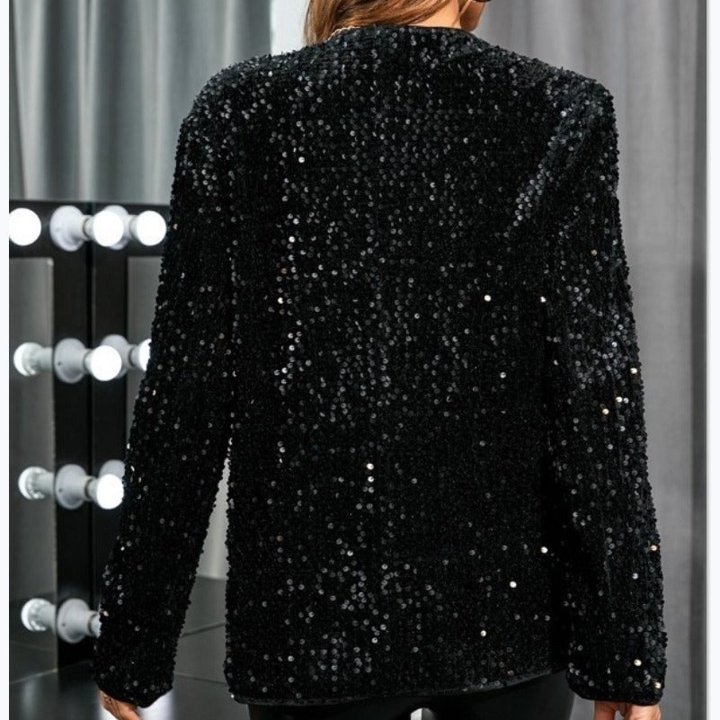 LumiGrace Sequin Coat