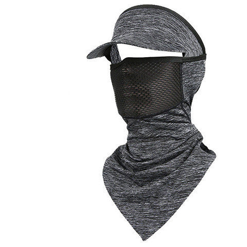 Summer Ice Silk Sunscreen Riding Mask Men Outdoor
