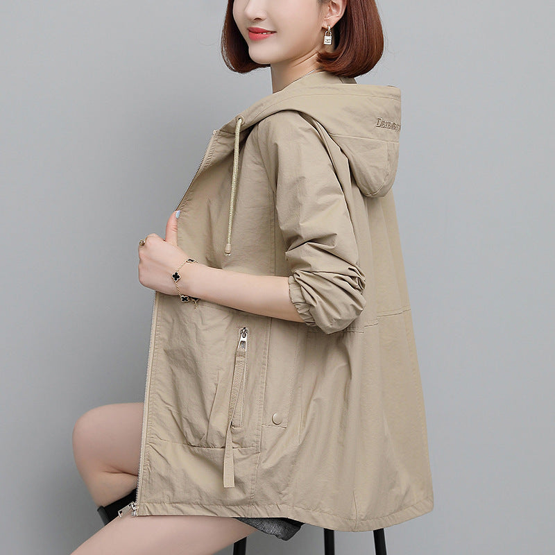 BreezyEase Short Trench Jacket