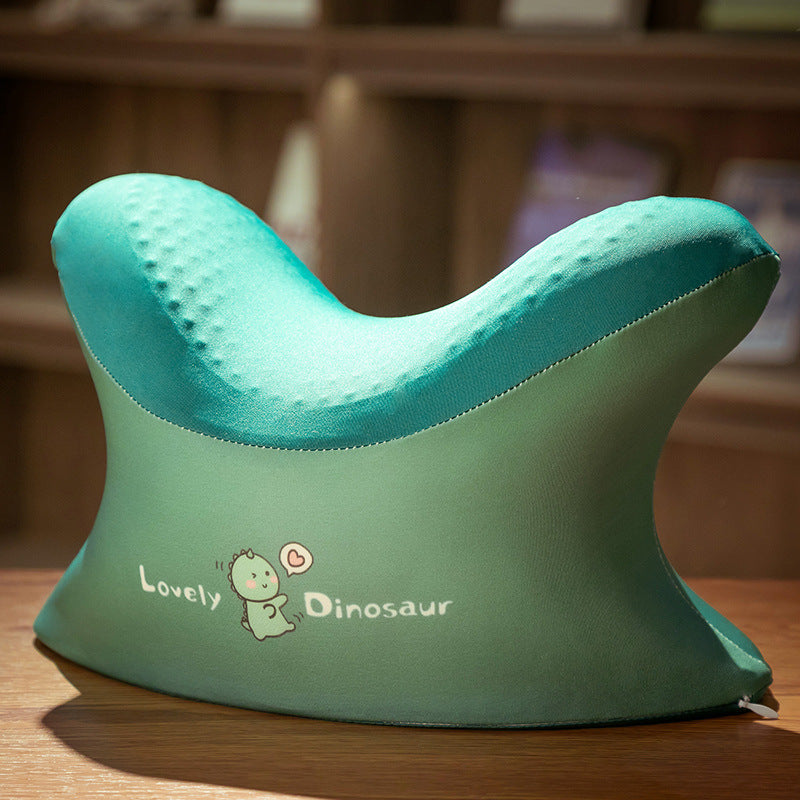 Summer Cute Cartoon Animal Gel Ice Silk Memory Foam Nap Pillow Office Sleeping Pillow