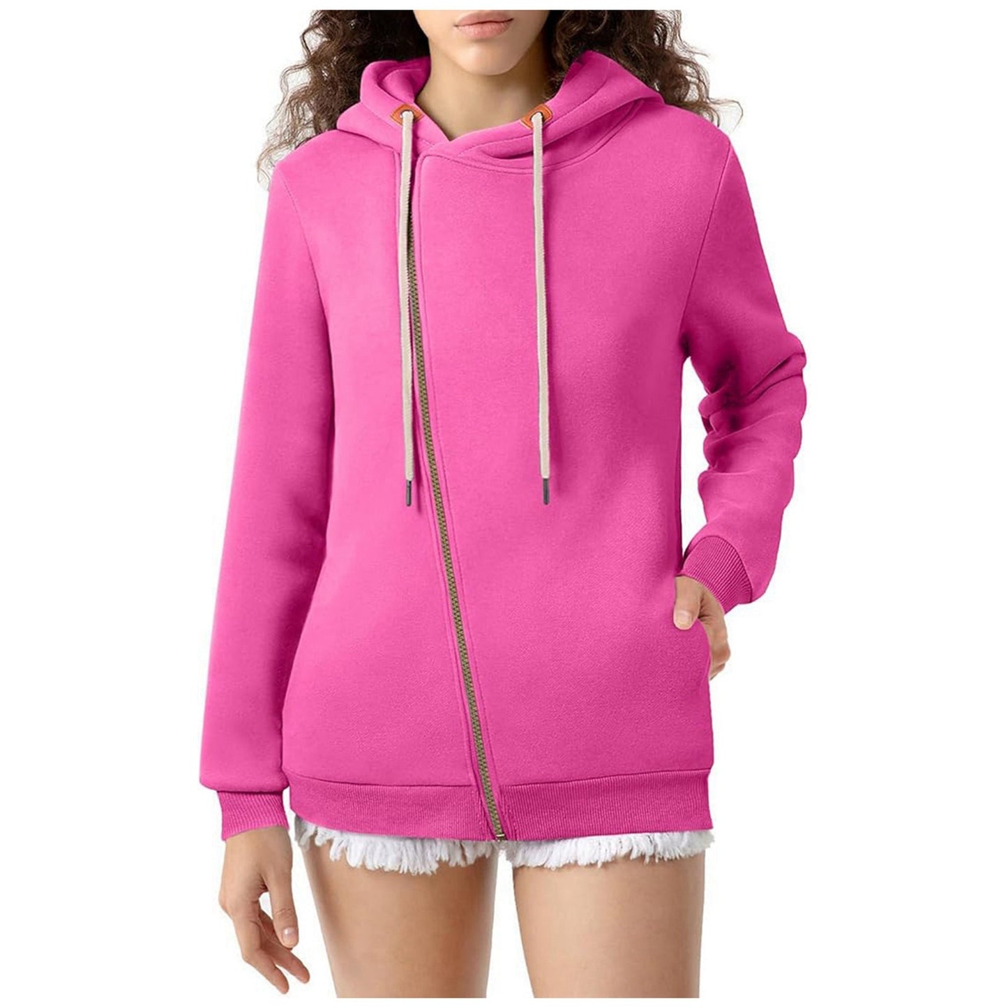 ZipEase Solid Hoodie