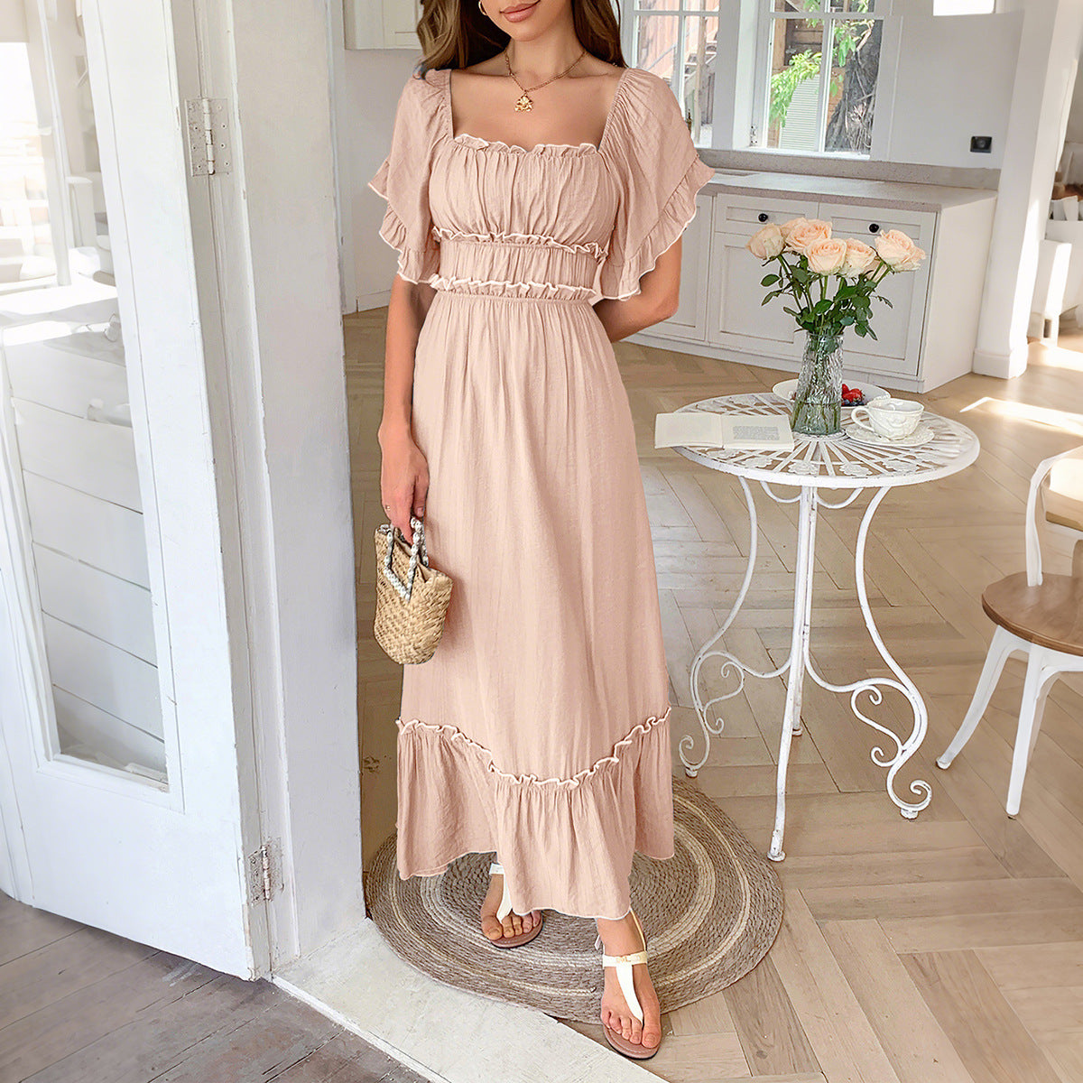RuffleCoast Getaway Dress