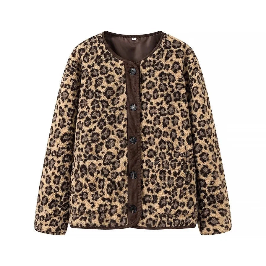 UrbanFierce Leopard Print Coat