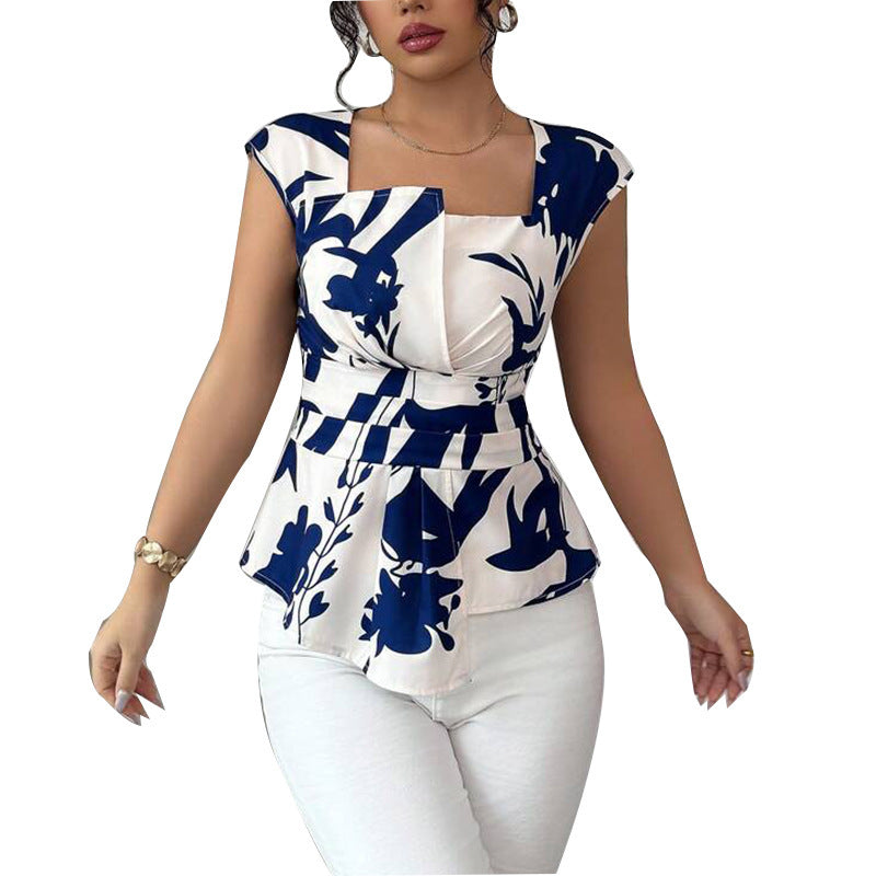 Isladora Square-Neck Slim Top