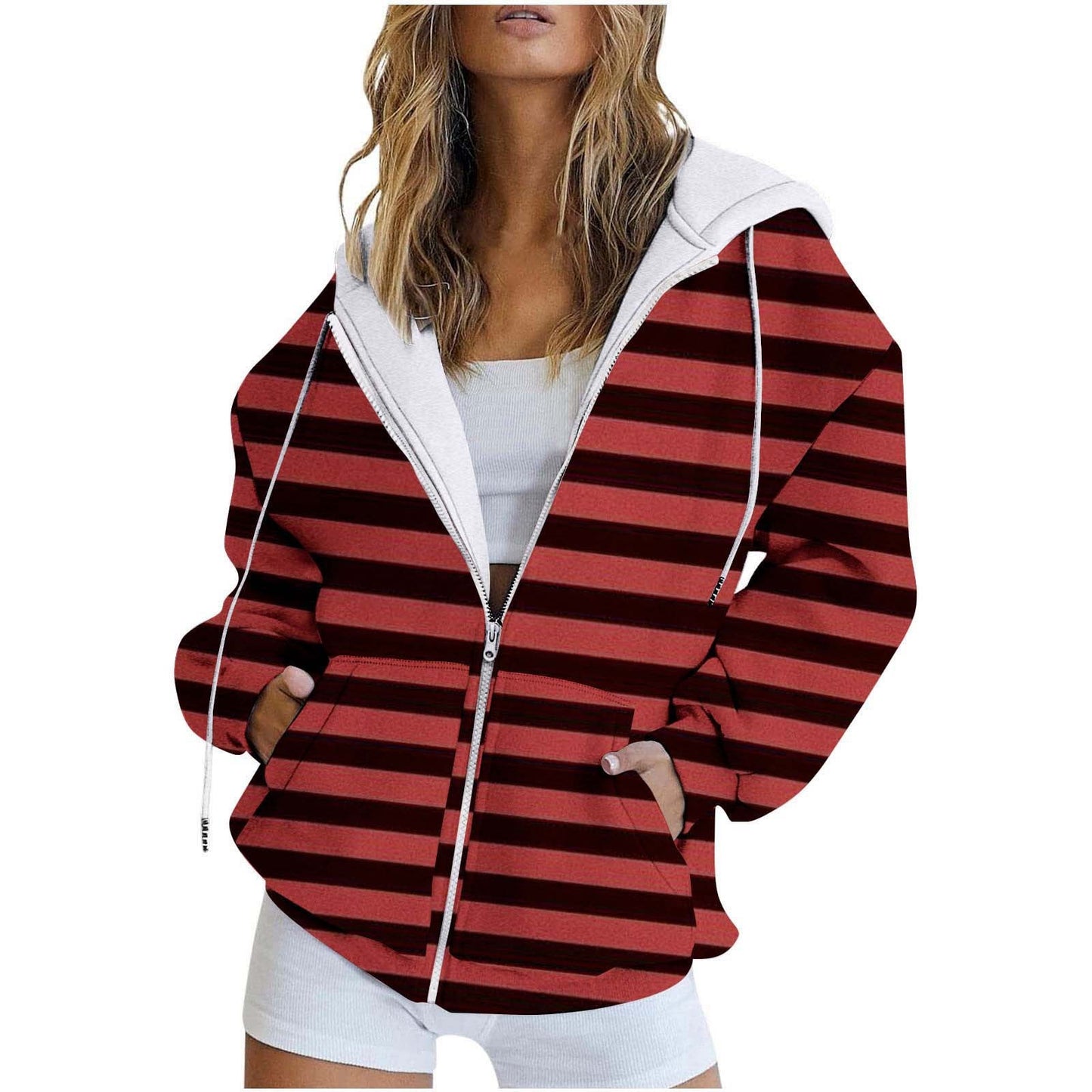 CityPrint Zip Sweater