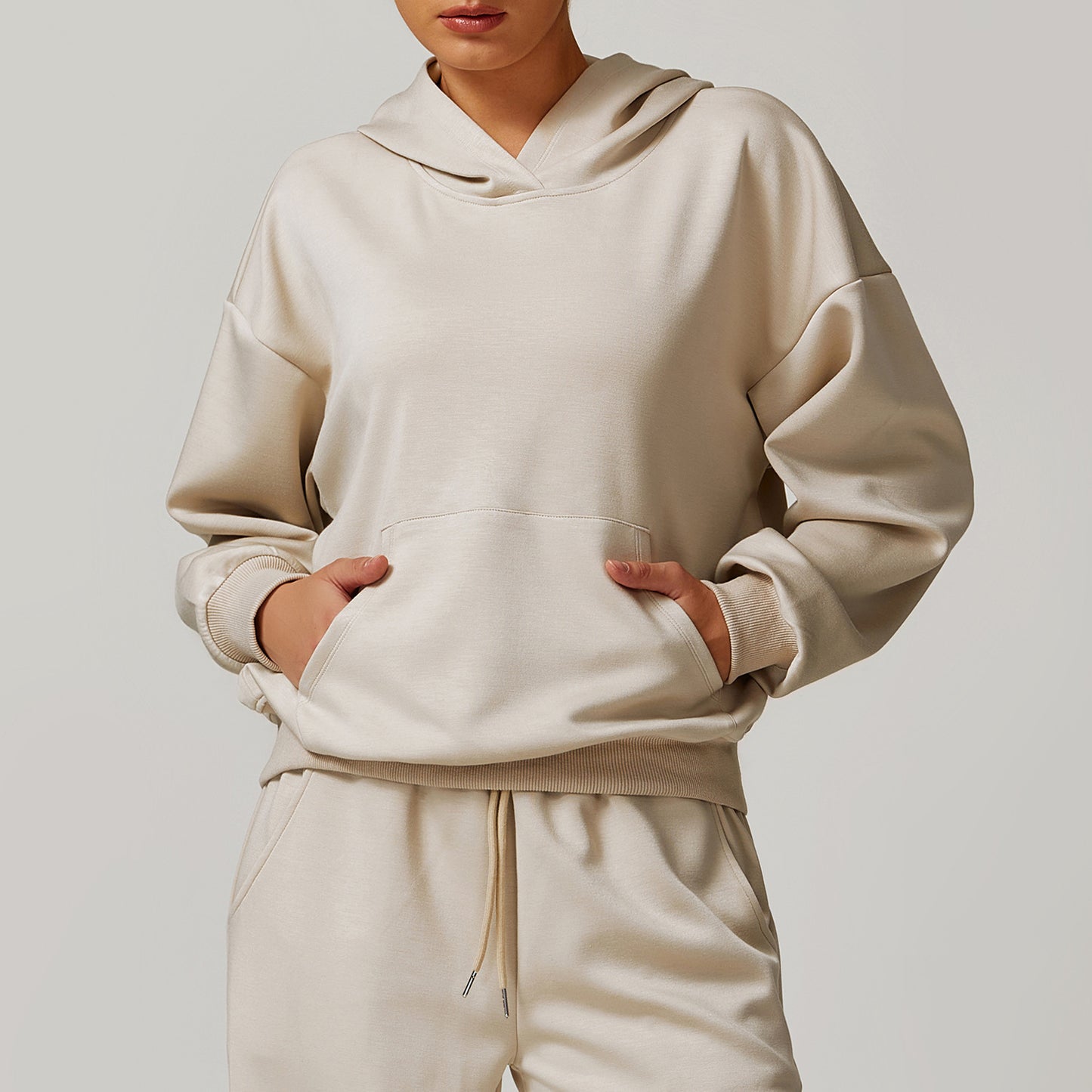 EaseMatch Hooded Sweatshirt Coat