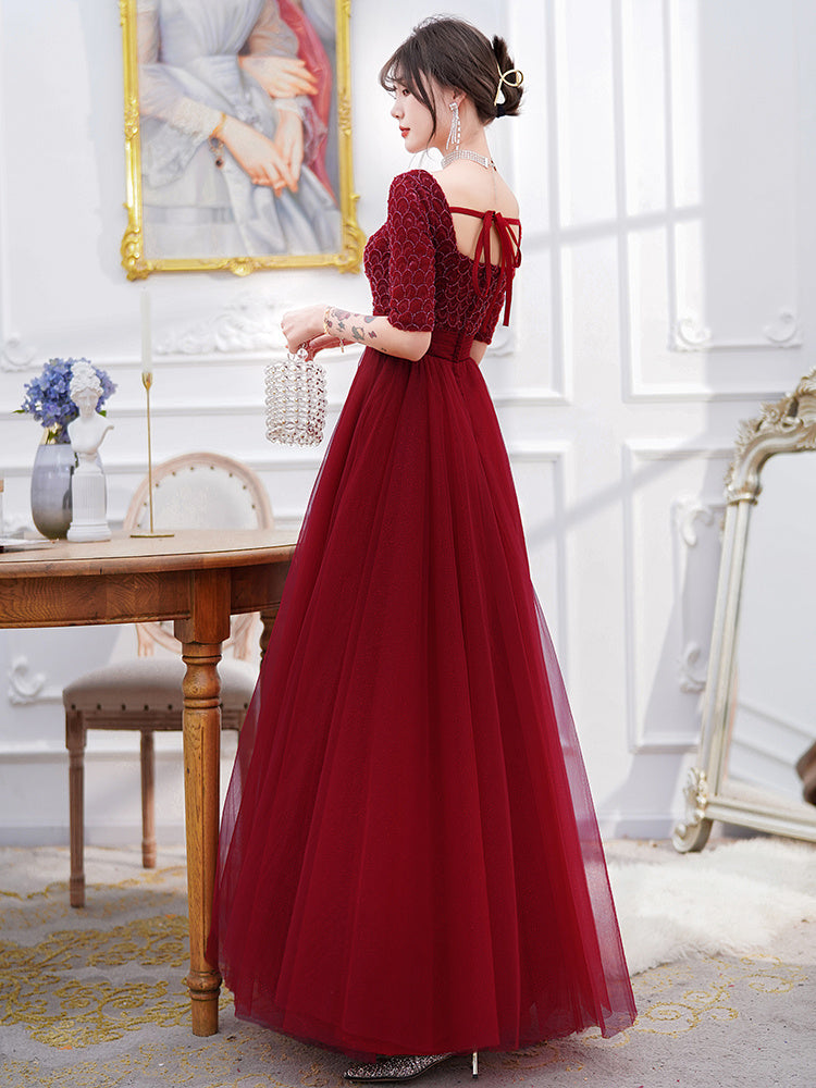 Merlot Reverie Gown