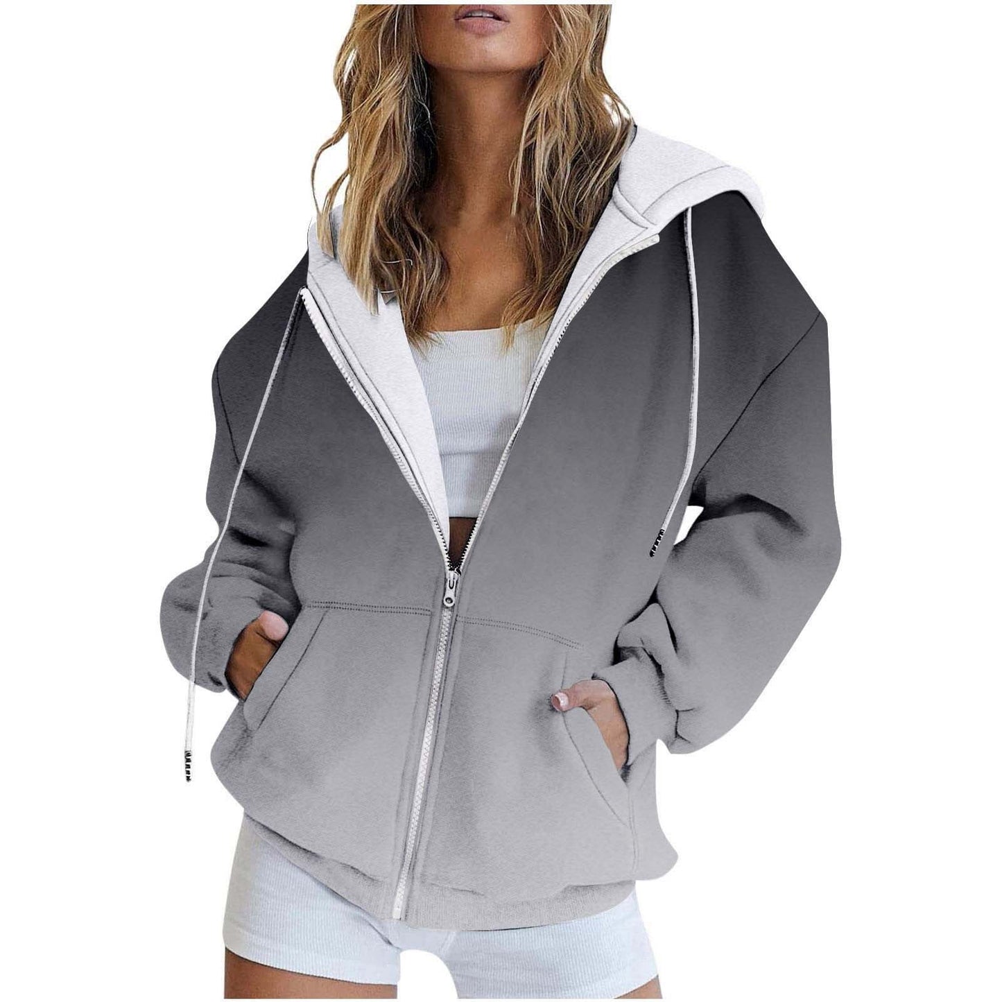 CityPrint Zip Sweater