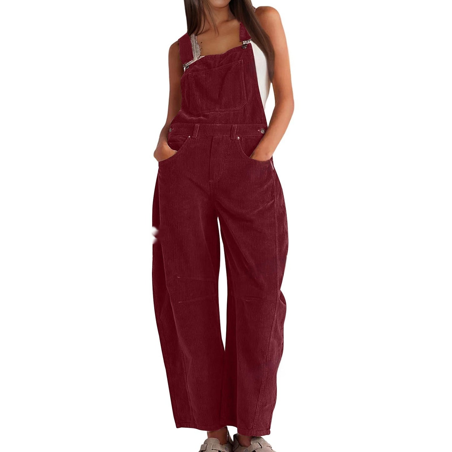 VogueDrape™ BibStyle Jumpsuit