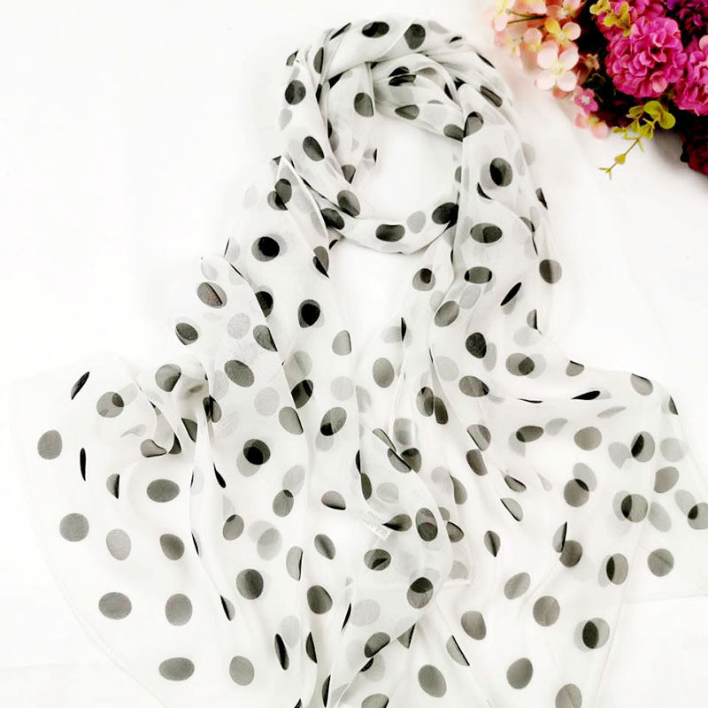 Summer Women's Sunscreen Long Silk Scarf