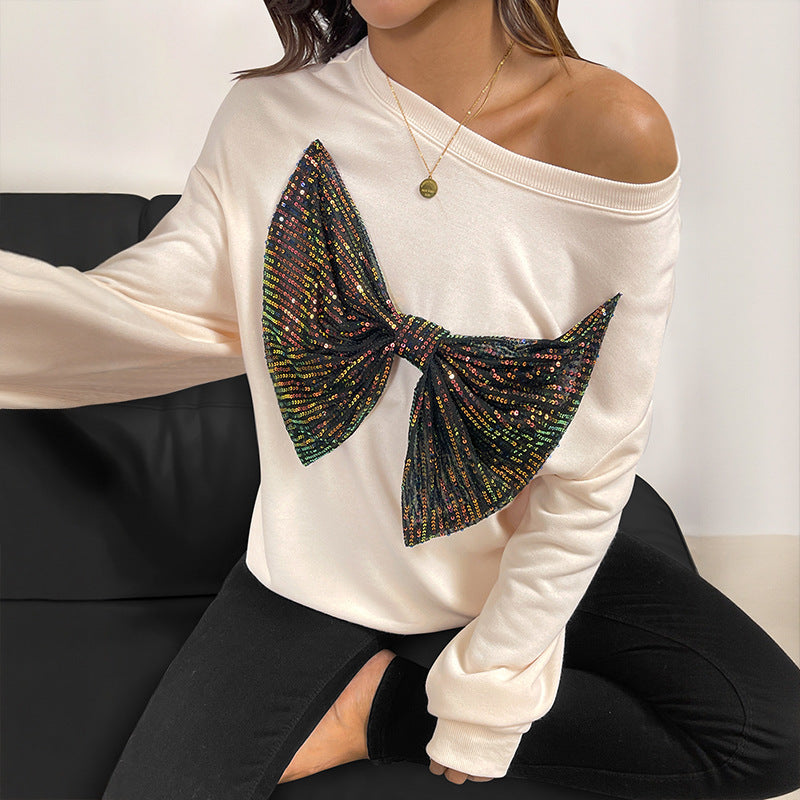 GlimmerBow Crew Pullover