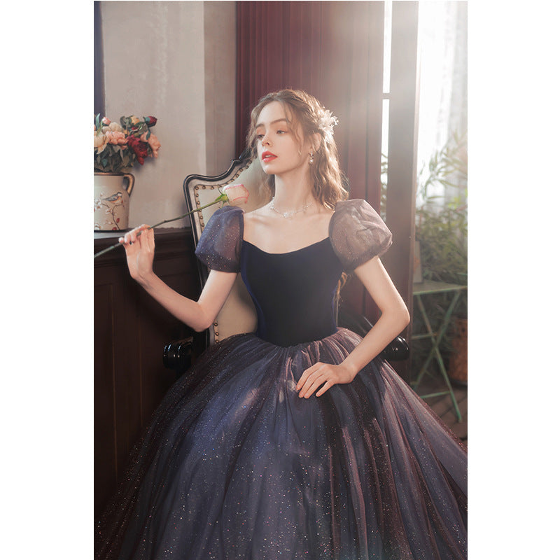 Azure Opaline Gown