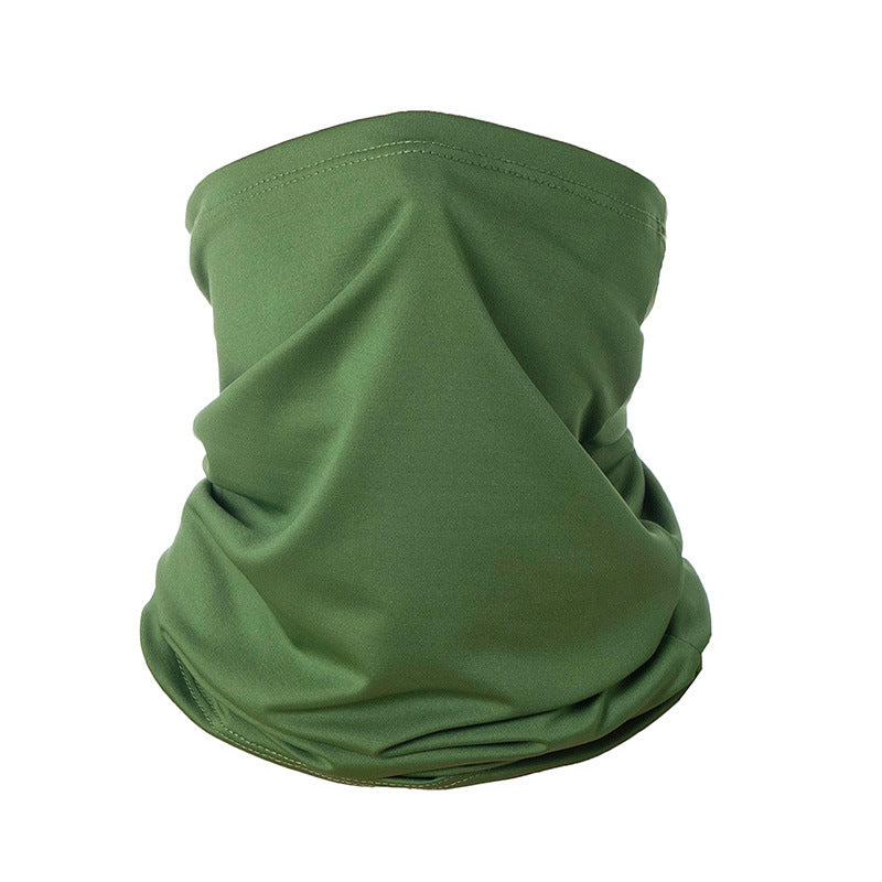 Cycling Sunscreen Mask Ice Silk Headscarf