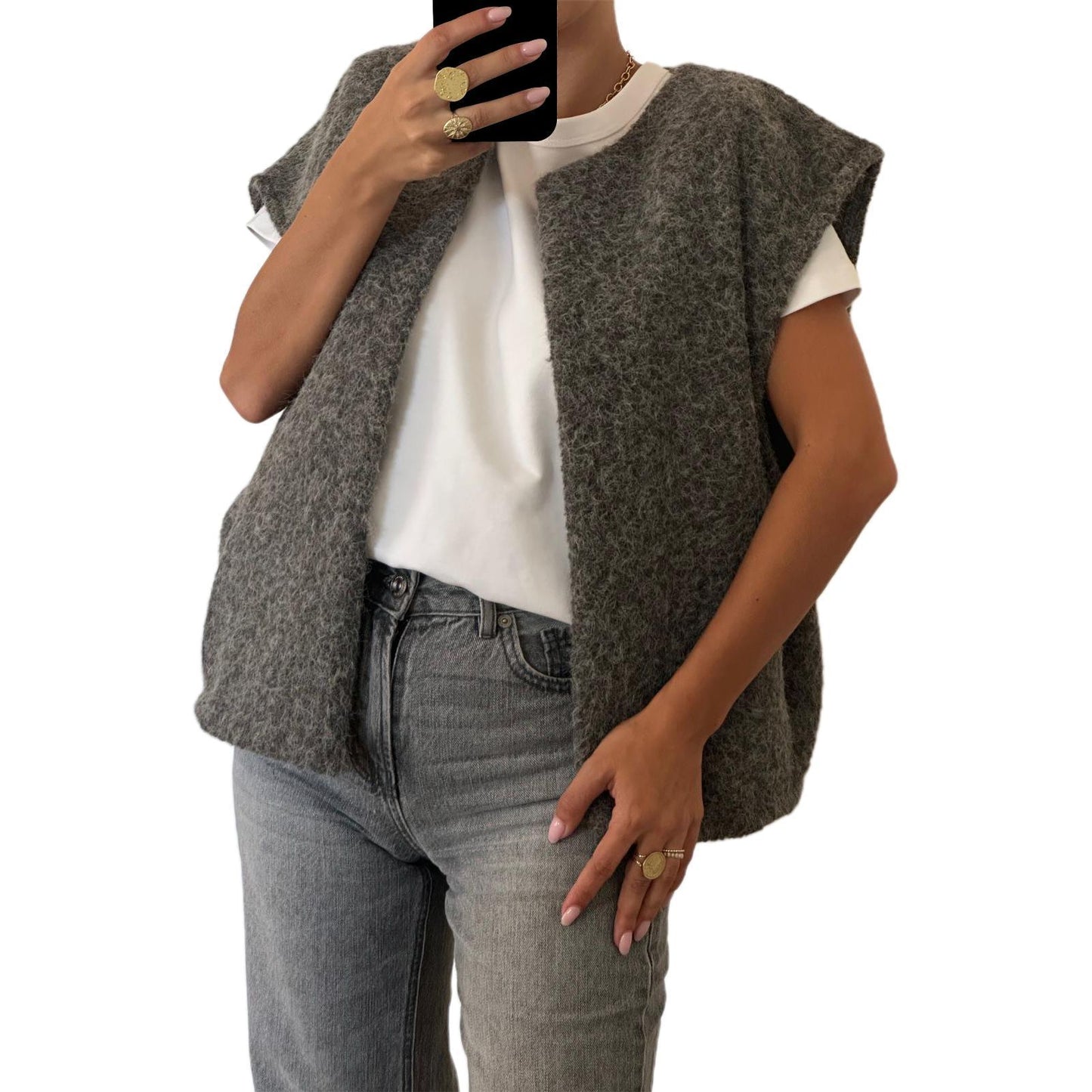 ReveraStitch™ Wool Vest Coat