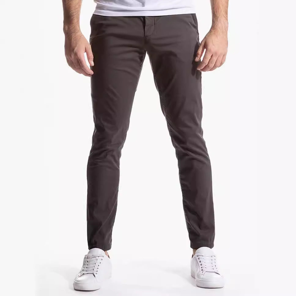 Summer Jinammonia Ice Silk Casual Pants Men