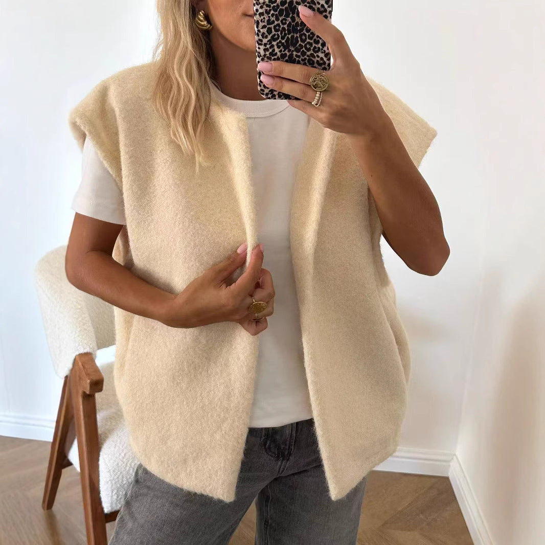 ReveraStitch™ Wool Vest Coat