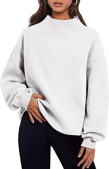 CozyCharm Fleece Turtleneck Sweater