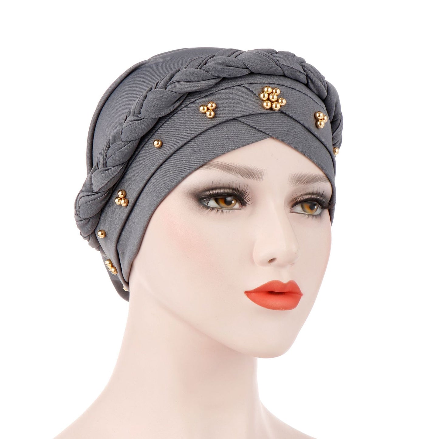 Women's Fashion Tie Dye Brushed Milk Silk Bandana Hat