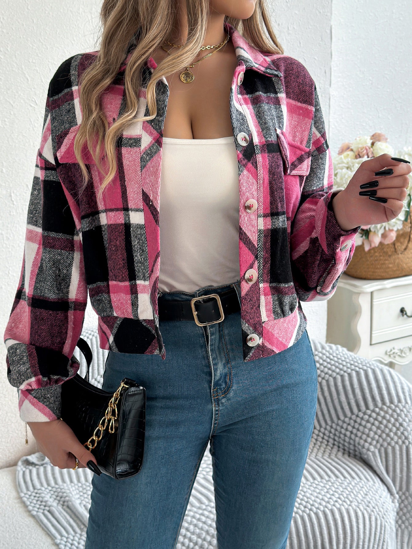 Heritage Plaid Woolen Coat
