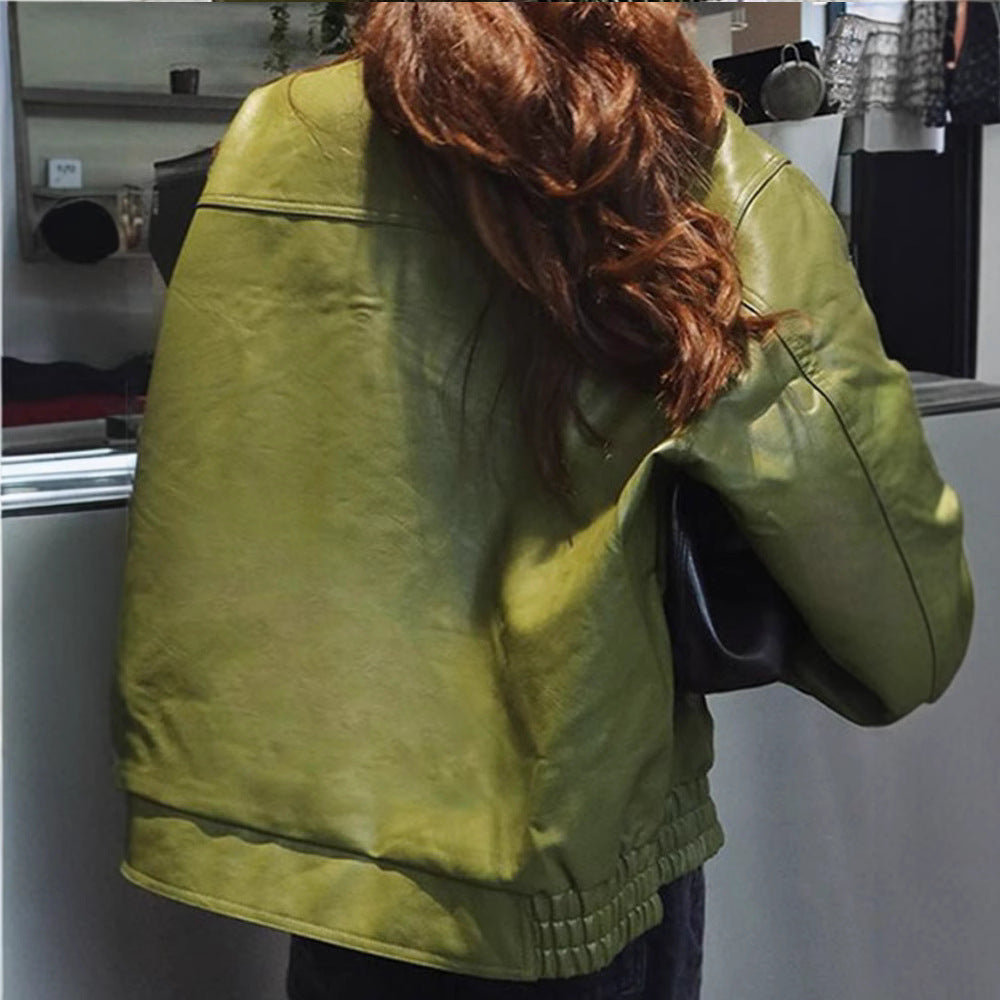 VerdeChic Leather Jacket