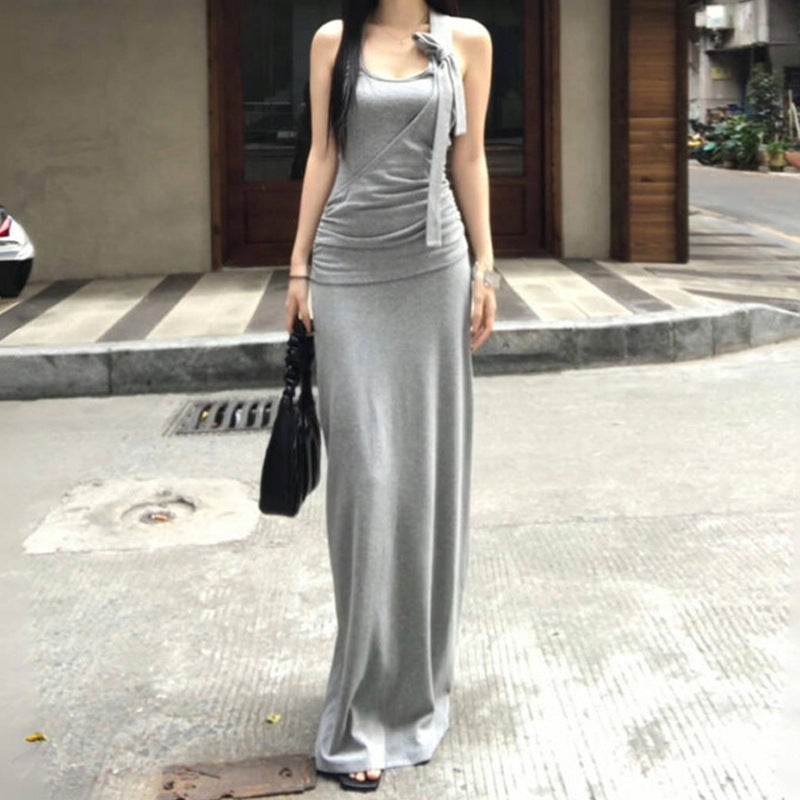 Twinkle Breeze Halter Dress