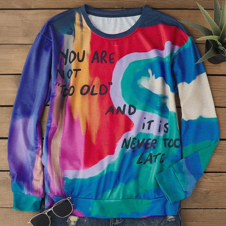 OmbraFlow Gradient Knit Sweater