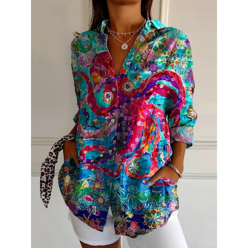 The PetalMuse 3D Floral Shirt