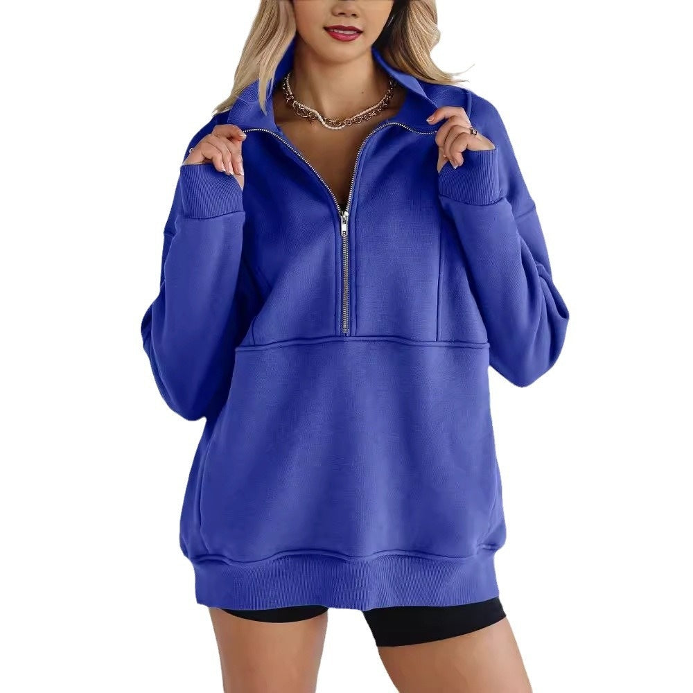 FlexiChic™ Zip Pocket Sweater