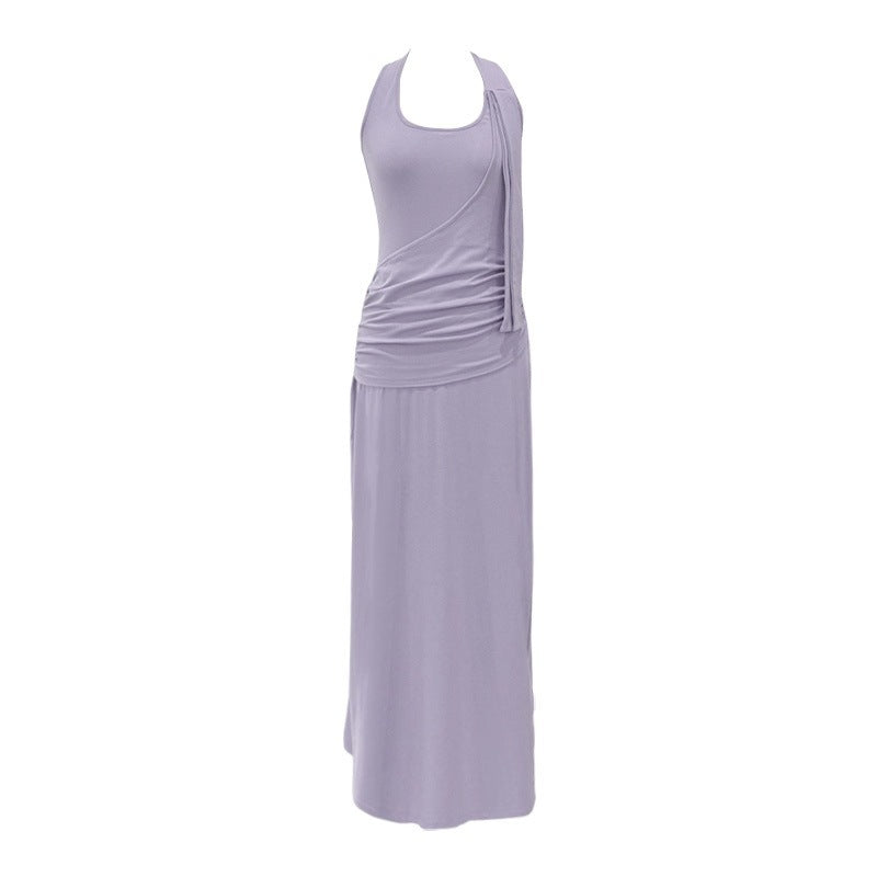 Twinkle Breeze Halter Dress
